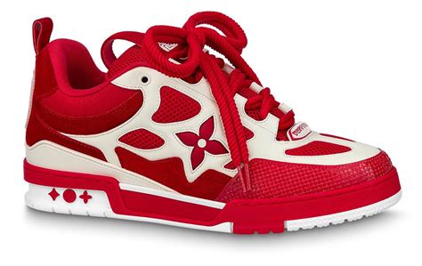 louis vuitton shoes red